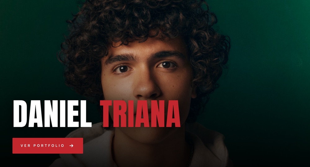Web de actor de Daniel Triana